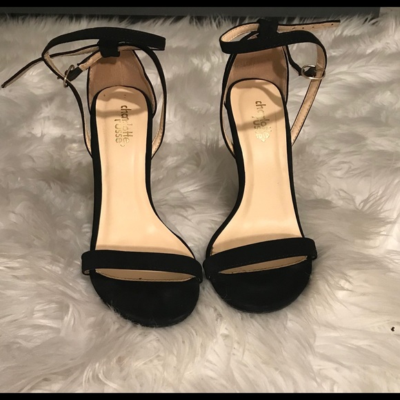 Charlotte Russe Womens Black Heels - Picture 2 of 4